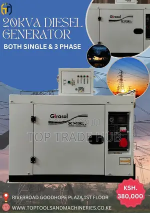 Heavy-duty Girasol Backup Genset 20kva Diesel 3-phase