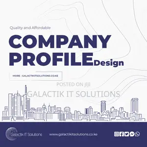 Elegant Company Profile Design - First Impressions Matter