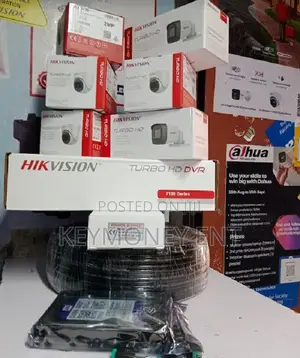 6 Turbo HD Hikvision CCTV Surveillance Security Camera Kit