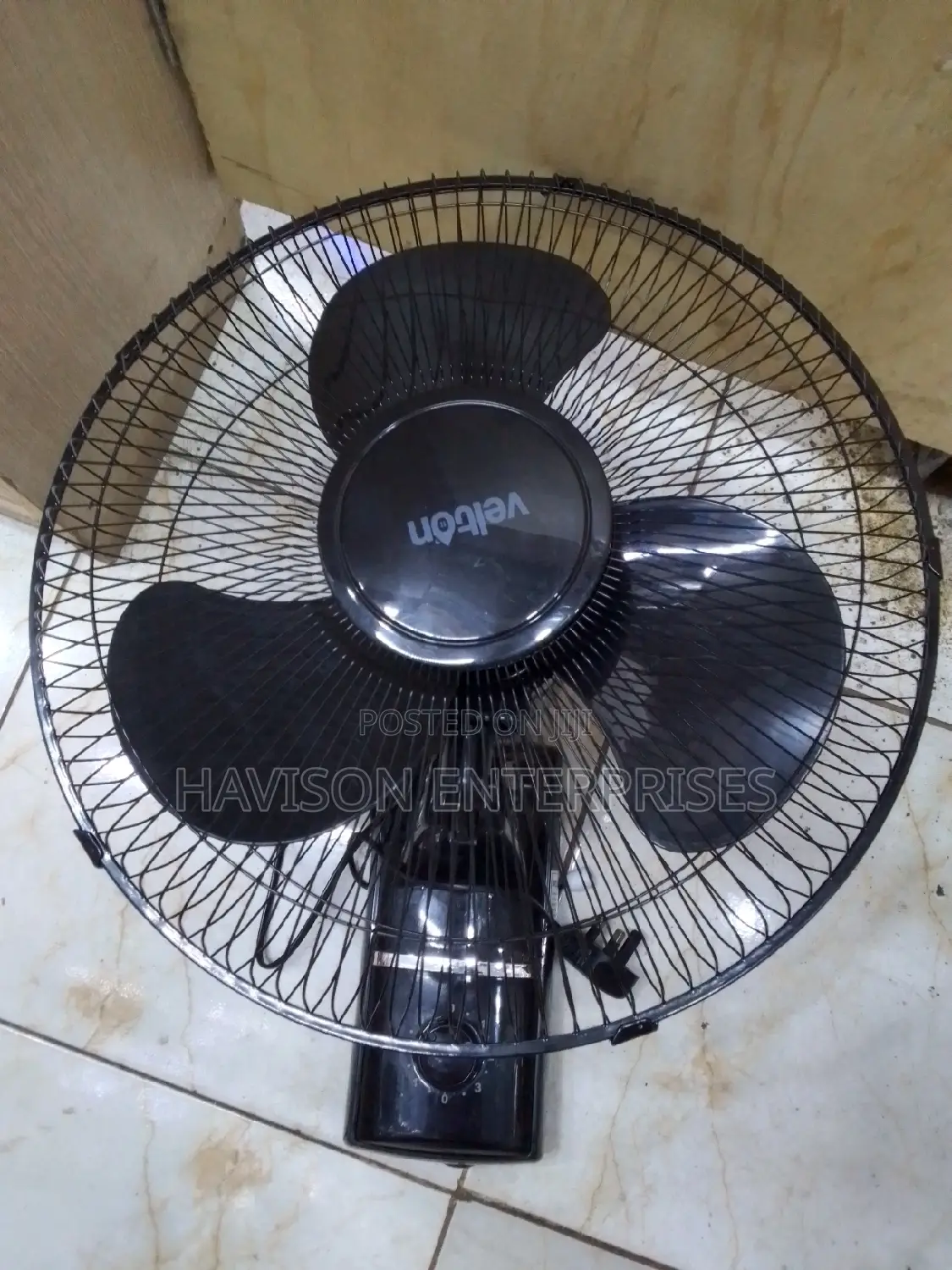 16"Electric Wall Fan(Black)