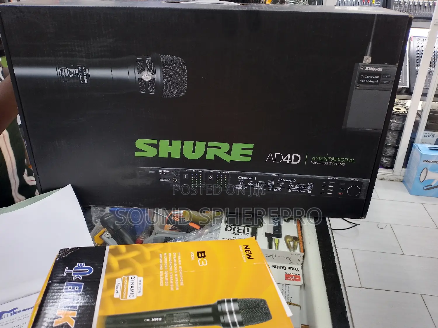Shure AD4D 2in1 Lapel Microphone