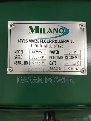 5hp 6FY25 Grade One Roller Mill