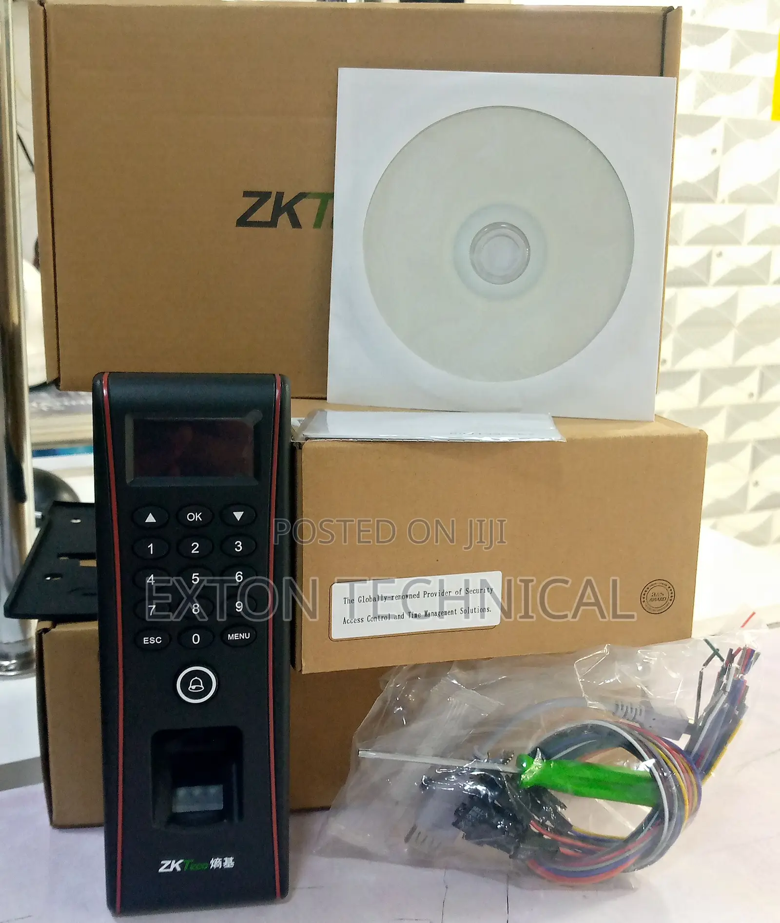 Timer Clocks Waterproof Biometric Fingerprint Access Control