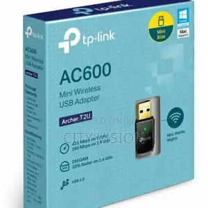 Ac600 Wireless Dual Band Usb Adapter (Tl-Archer T2u)!!