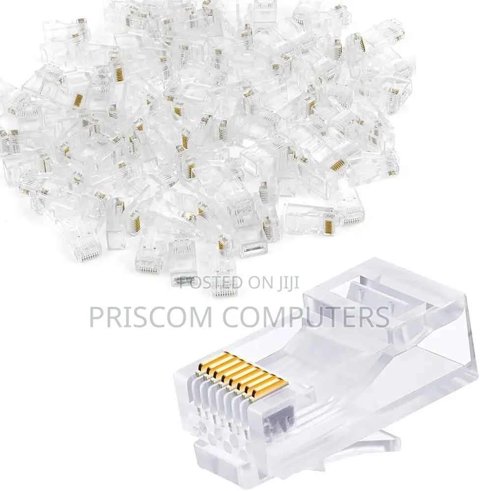 1000 PCS RJ45 Connectors CAT5 Cat5e Network Lan Cable
