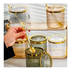 4 in 1 Acrylic Seasoning Set Ideal for Spices,
