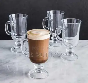 Thickened Glass Transparent Irish Coffee Glass Cup 250ml