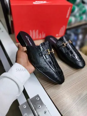 New Black Mules Shoes