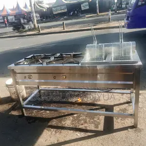 Commercial Cooker Stainless Steel ( Combined Cooking Unit).