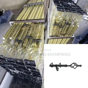 Adjustable 2m Double Curtain Rods Curtain Rods