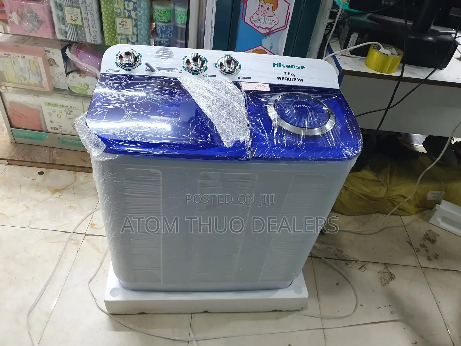 Original Hisense 7.5 Double Washing Machine 