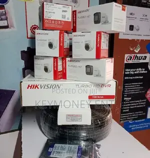 CCTV Surveillance Cameras Complete Kit for 8 Cameras Hikvisi