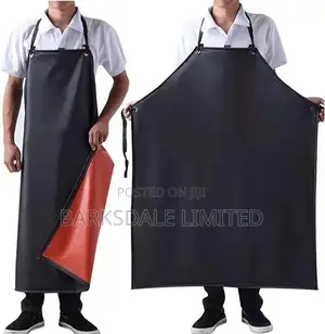 Waterproof Rubber Black Work Apron Apron Dishwashing