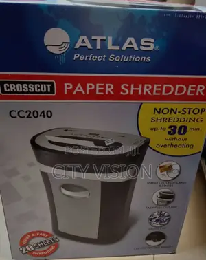 Atlas Cross Cutter (Cc2040) Paper Shredder!! Cc2040 !!