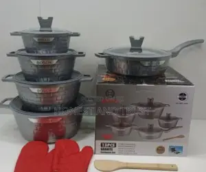 13 Pieces Bosch Cookware Set With Silicone Lid Covers