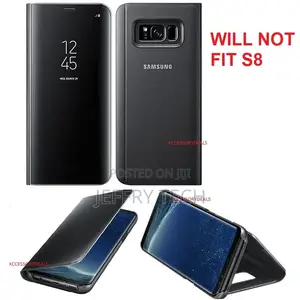 Samsung Galaxy S8 Clear [View Standing] Cover Electroplating