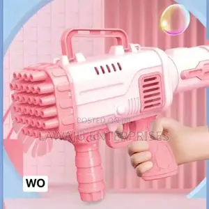 Pink 32 Holes Bubble Gun