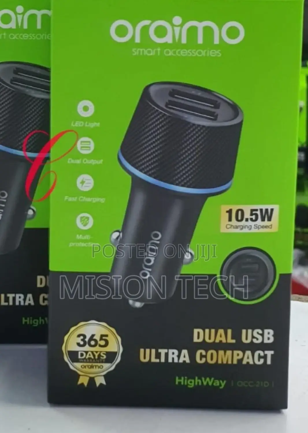 Oraimo Highway OCC-21D Dual USB