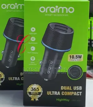 Oraimo Brand New OCC-21D Dual USB Car Charger Adapters
