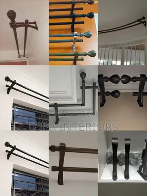 Window Jua Kali Curtain Rods Powder Coated Jua Kali Rods