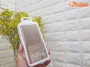 Genuine Clear View Galaxy Note 8 Leather Case