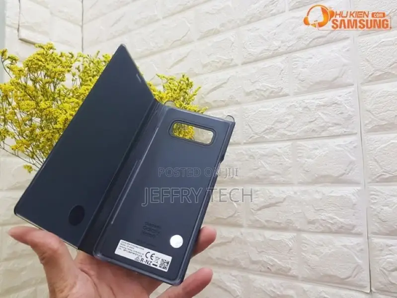 Genuine Clear View Galaxy Note 8 Leather Case