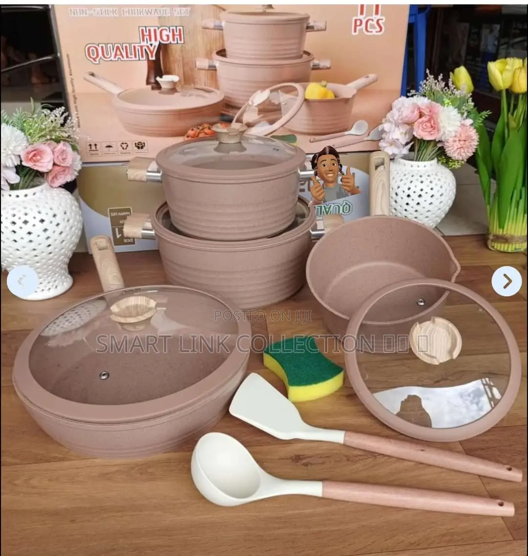 E*11pc High Quality Cooking Set*