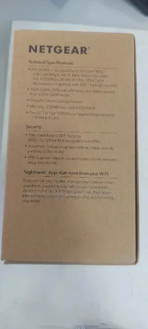 NETGEAR R6700AX 4-stream Dual-band Wifi 6 Router
