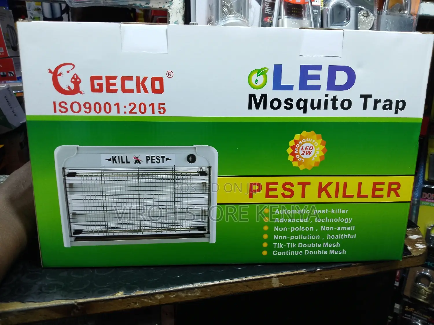 Gecko LED Mosquito Trap Room Insect Killer