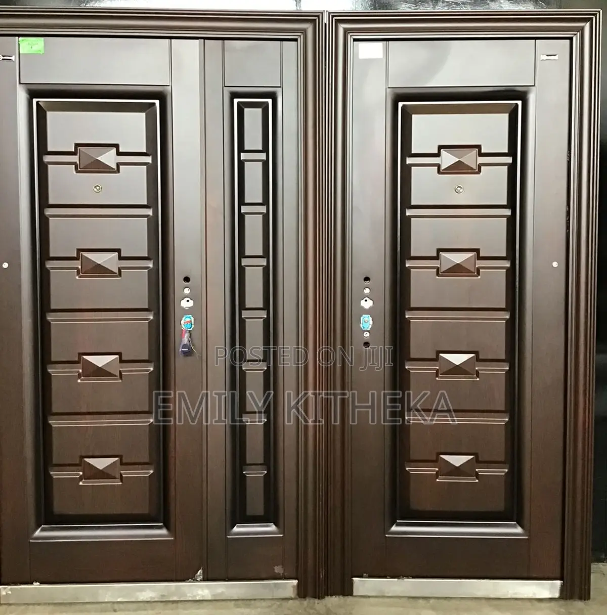 Imported Steel Doors Available in Single and Double