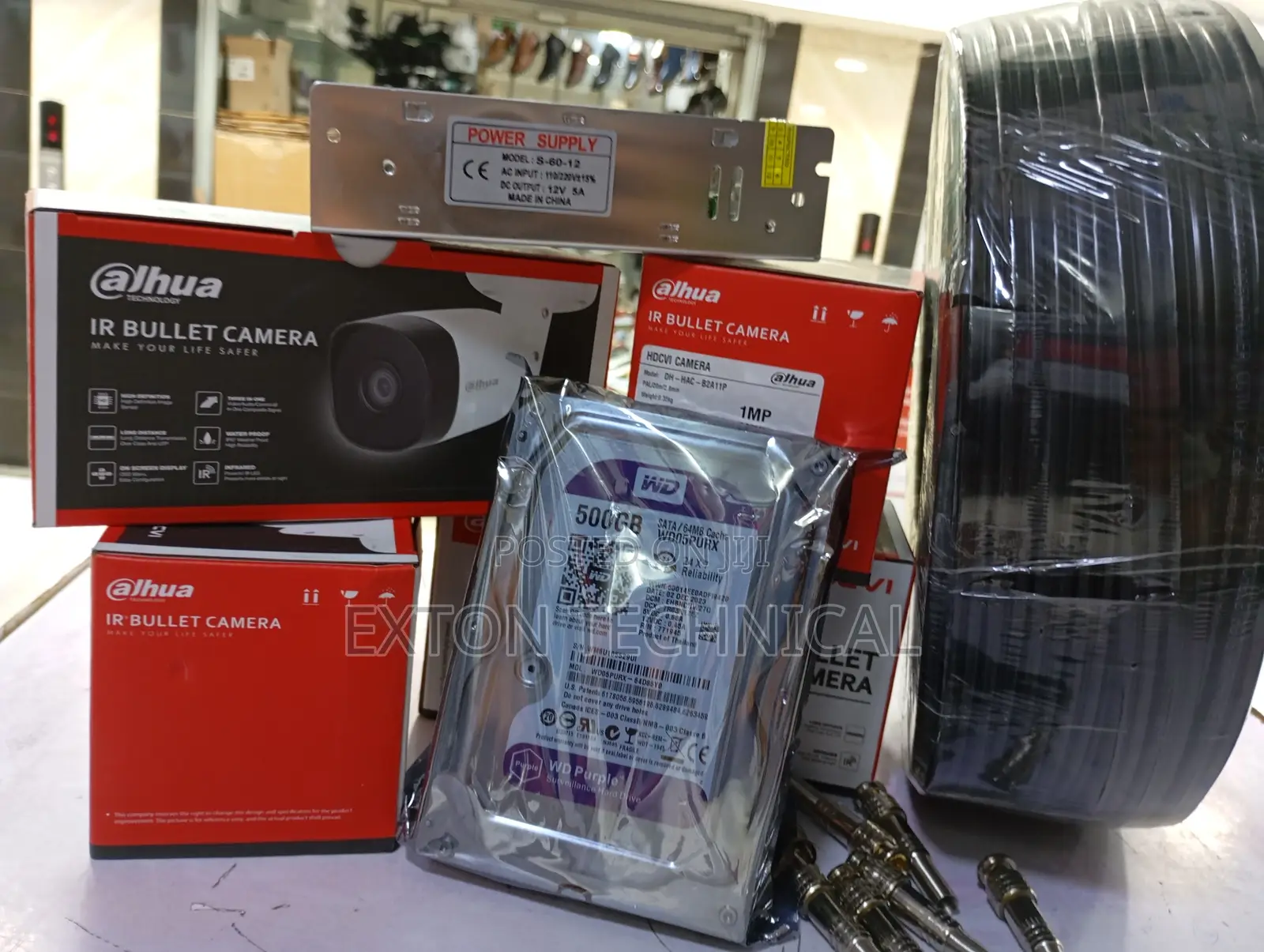 Dahua Full Kit 4 Cameras Set