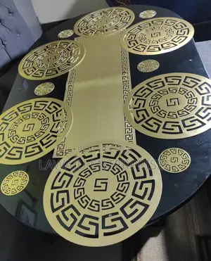 Gold Luxury PVC Table Runner