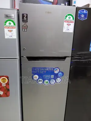 Mika Mrdcd168lsd 168l Double Door Fridge Silver Brush