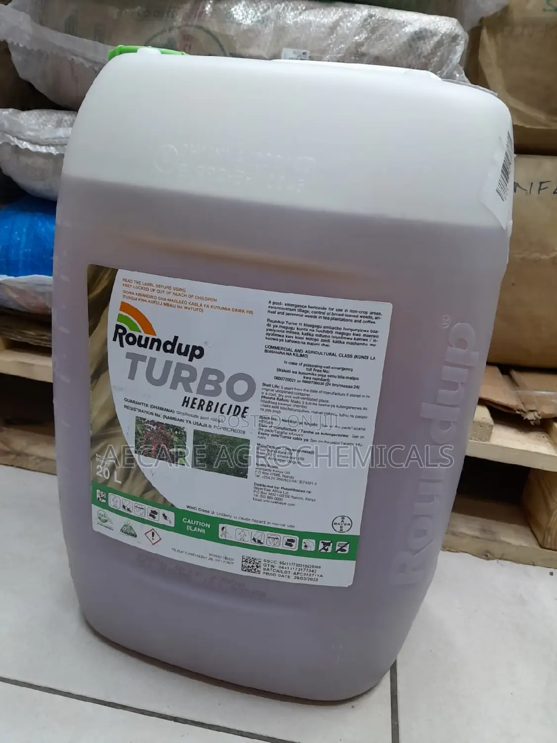 Roundup Turbo 20litres Herbicide