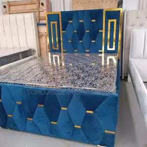 Chester King Size Bed 5x6 Blue 