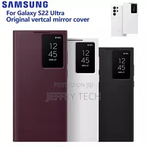 ORIGINAL Galaxy S22 Ultra S-View Flip Cover, All Colors Avai