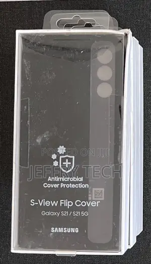 Genuine Samsung - S-View Flip Cover for Galaxy S21 S21 5G