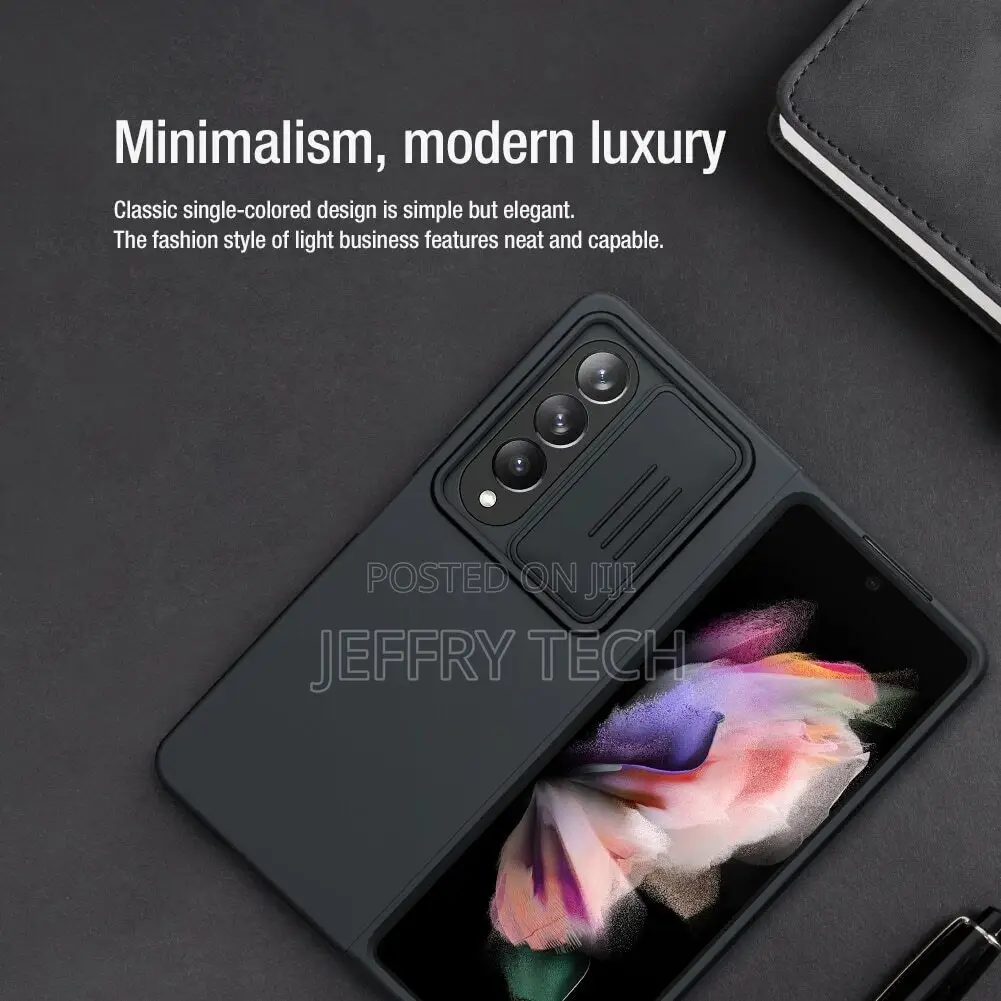 Armor Case for Samsung Galaxy Z Fold 4 Slide Camera Cover