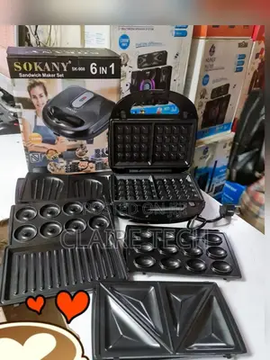Sokany Nonstick 6 in 1 Sandwich Maker
