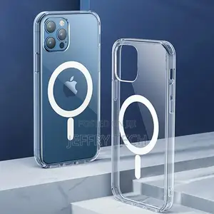 Magnetic Wireless Charger Case for iPhone 15 14 Pro Max Clea