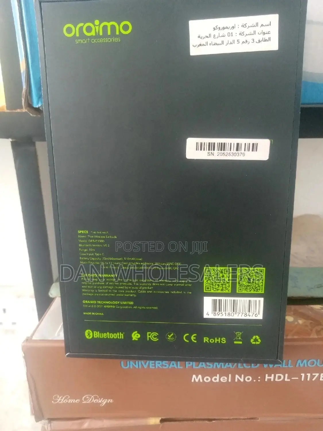 Oraimo Pods Pro ANC Active Noise Cancellation