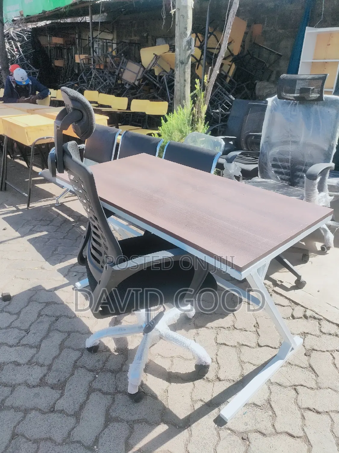 Head Rest Office Chairs and Study Desk Study Desk