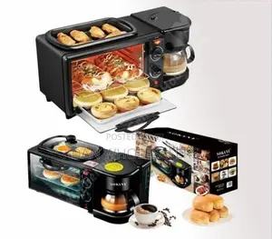Sokany Breakfast 3 in 1 Maker ;Coffee Maker,Oven Toster
