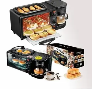 Sokany 3 in 1 Breakfast Maker Toaster ,Coffee Maker Oven