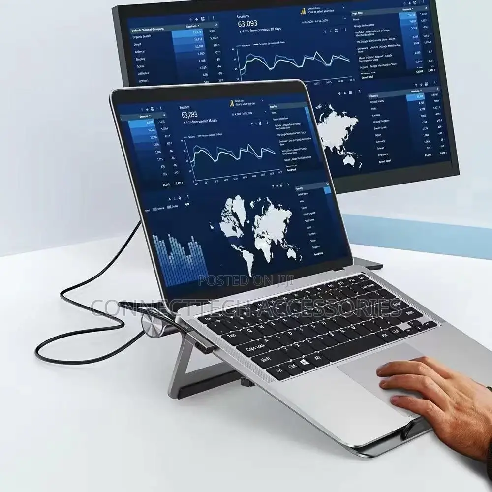 Wiwu Laptop Stand Hub 8in1 USB C Docking Station