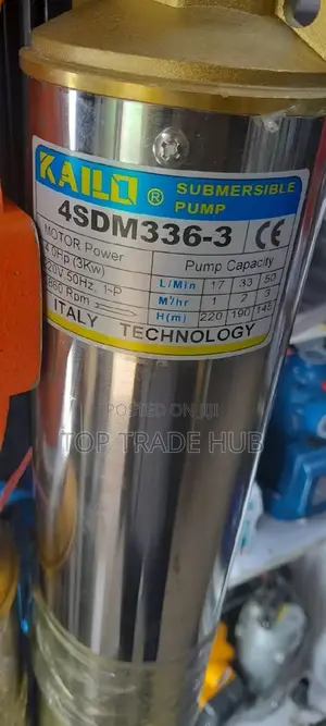 Italy Kailo Submersible Electric Pump 4.0 Hp 220 M