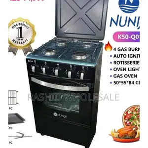 Nunix Cooker Full Gas. Gas Oven. 50*55cm.