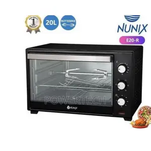 Nunix Electric Oven With Rotisserie Oven, Electric 20 Litres