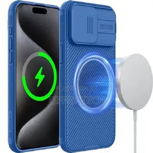 Nillkin for iPhone 15 Pro Max Case Magsafe Sliding Camera Co