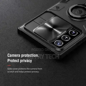 Galaxy Note 20 Ultra 5G Case Ring Kickstand Camera Lens Hybr